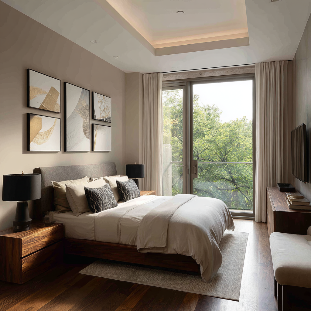 Comfortable bedroom suite at MN Recovery in Eagan, Minnesota